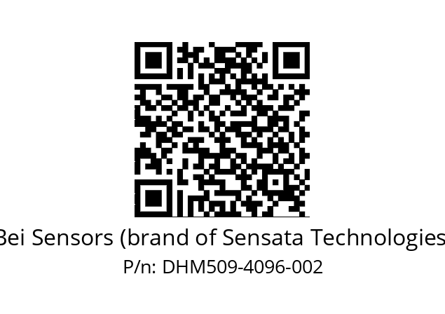  DHM5_09//5GT9//04096//G6R// Bei Sensors (brand of Sensata Technologies) DHM509-4096-002