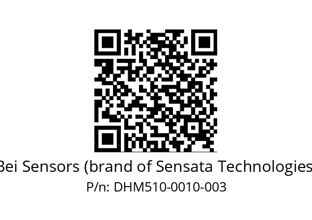  DHM5_10//RG59//00010//G8R// Bei Sensors (brand of Sensata Technologies) DHM510-0010-003