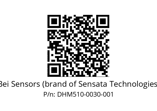  DHM5_10//5GT9//00030//G6R// Bei Sensors (brand of Sensata Technologies) DHM510-0030-001