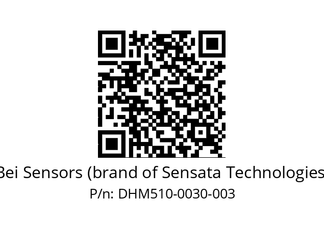  DHM5_10//RG52//00030//G2R// Bei Sensors (brand of Sensata Technologies) DHM510-0030-003