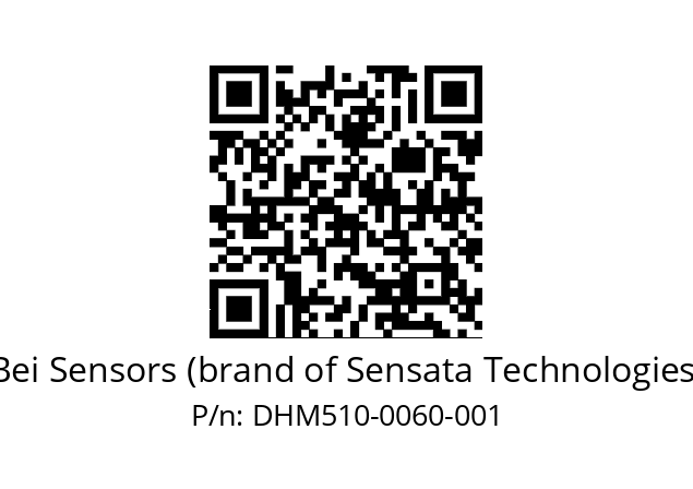  DHM5_10//5GT1//00060//G1A// Bei Sensors (brand of Sensata Technologies) DHM510-0060-001