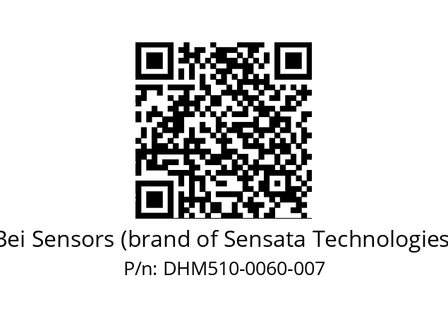  DHM5_10//RG57//00060//G6R// Bei Sensors (brand of Sensata Technologies) DHM510-0060-007