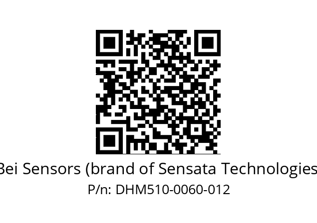  DHM5_10//RG56//00060//G1R//--03-- Bei Sensors (brand of Sensata Technologies) DHM510-0060-012