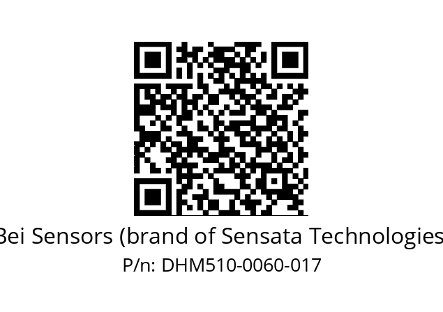  DHM5_10//RG59//00060//G8R// Bei Sensors (brand of Sensata Technologies) DHM510-0060-017