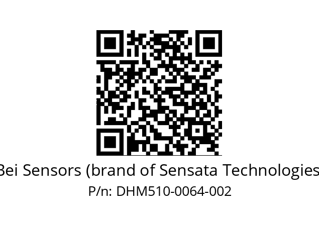  DHM5_10//RG57//00064//G3R020// Bei Sensors (brand of Sensata Technologies) DHM510-0064-002