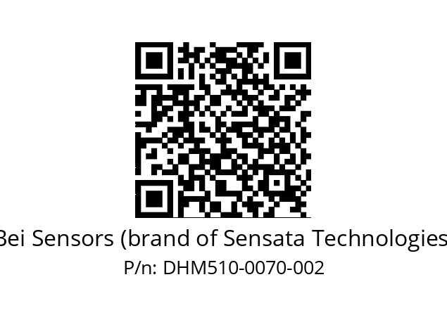  DHM5_10//RG59//00070//G6R// Bei Sensors (brand of Sensata Technologies) DHM510-0070-002