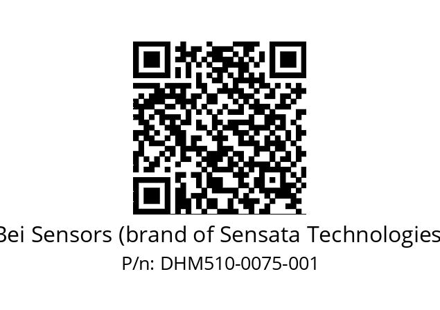  DHM5_10//RG59//00075//G3R020// Bei Sensors (brand of Sensata Technologies) DHM510-0075-001