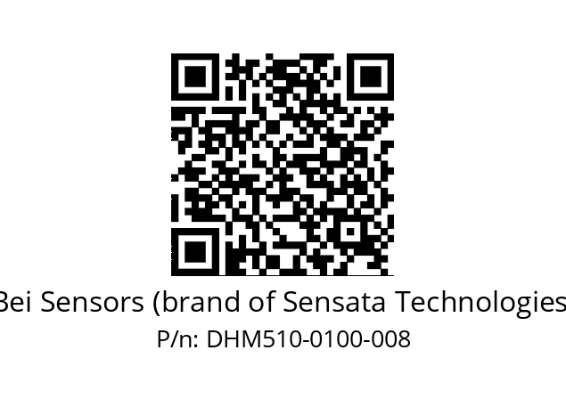  DHM5_10//RG5A//00100//G6R// Bei Sensors (brand of Sensata Technologies) DHM510-0100-008