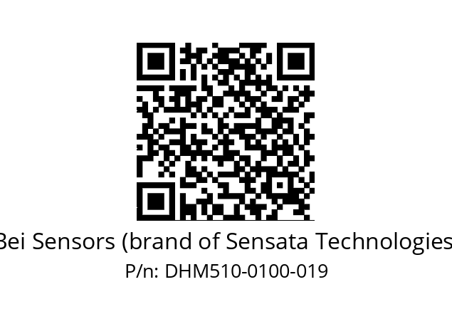  DHM5_10//5GT2//00100//G2R// Bei Sensors (brand of Sensata Technologies) DHM510-0100-019