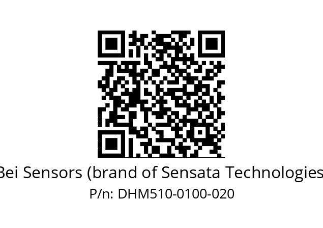  DHM5_10//RG51//00100//GPR020// Bei Sensors (brand of Sensata Technologies) DHM510-0100-020