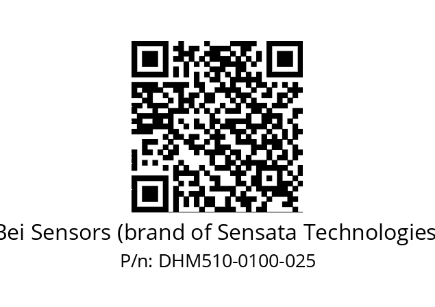  DHM5_10//RG57//00100//G3A020// Bei Sensors (brand of Sensata Technologies) DHM510-0100-025