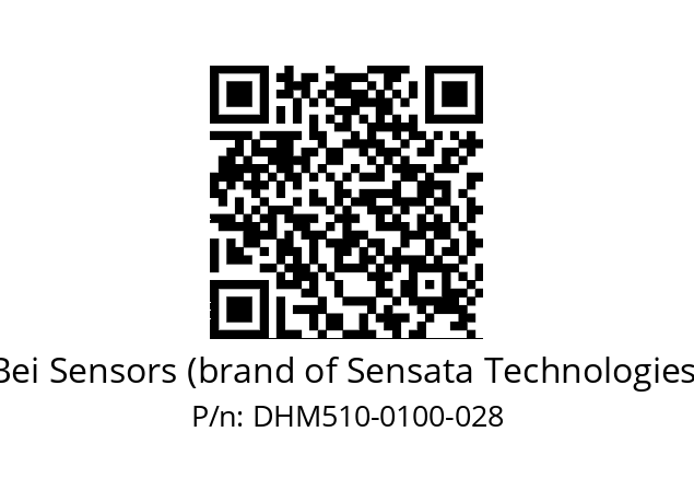  DHM5_10//RG51//00100//GPR030// Bei Sensors (brand of Sensata Technologies) DHM510-0100-028