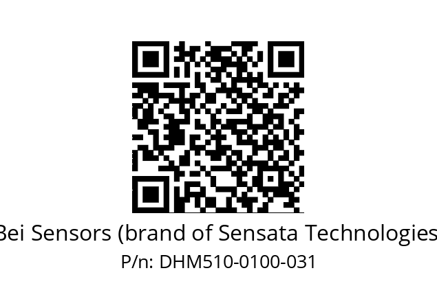  DHM5_10//RG59//00100//G3R040//--03-- Bei Sensors (brand of Sensata Technologies) DHM510-0100-031