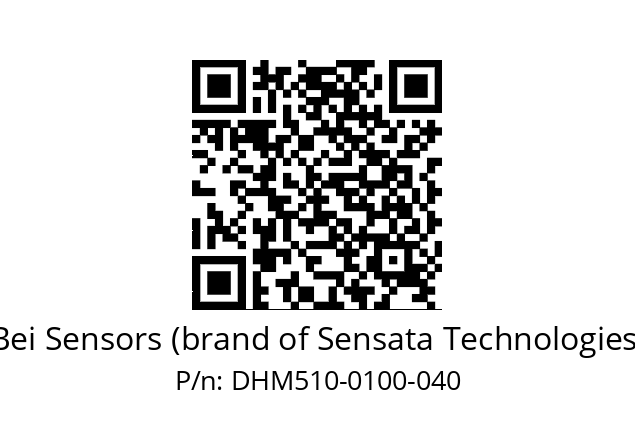  DHM5_10//RG59//00100//GPR030// Bei Sensors (brand of Sensata Technologies) DHM510-0100-040