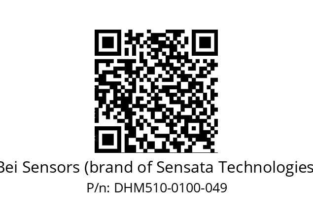  DHM5_10//RG55//00100//G1R//---- Bei Sensors (brand of Sensata Technologies) DHM510-0100-049