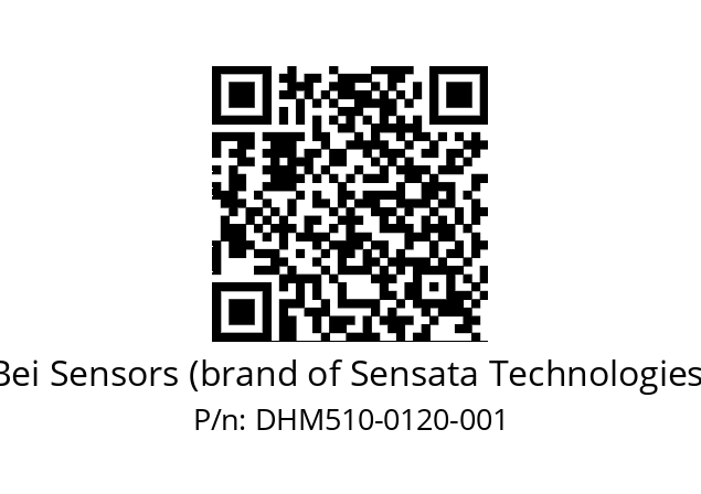  DHM5_10//RG51//00120//G1R//--02-- Bei Sensors (brand of Sensata Technologies) DHM510-0120-001