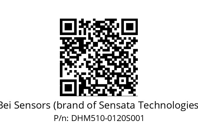  DHM5S10//RG55//00120//G3R020/13/ Bei Sensors (brand of Sensata Technologies) DHM510-0120S001