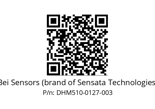  DHM5_10//RG52//00127//G2R// Bei Sensors (brand of Sensata Technologies) DHM510-0127-003