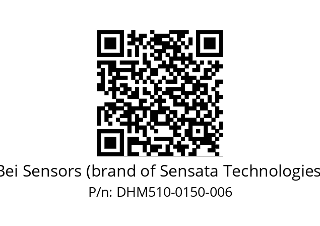  DHM5_10//RG51//00150//G2R// Bei Sensors (brand of Sensata Technologies) DHM510-0150-006