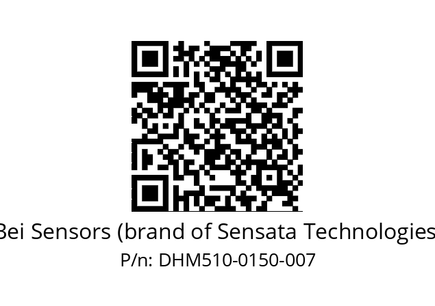  DHM5_10//2G29//00150//G3R020// Bei Sensors (brand of Sensata Technologies) DHM510-0150-007