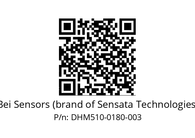  DHM5_10//RG59//00180//G3A020// Bei Sensors (brand of Sensata Technologies) DHM510-0180-003