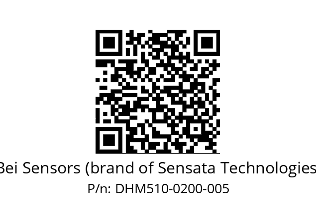  DHM5_10//RG59//00200//G3R030// Bei Sensors (brand of Sensata Technologies) DHM510-0200-005