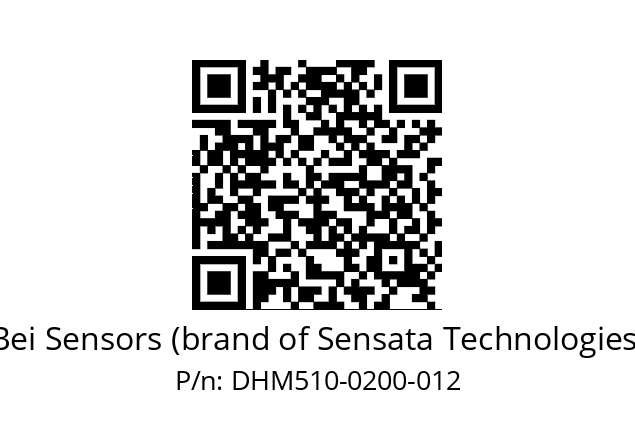  DHM5_10//RG59//00200//G3R020// Bei Sensors (brand of Sensata Technologies) DHM510-0200-012