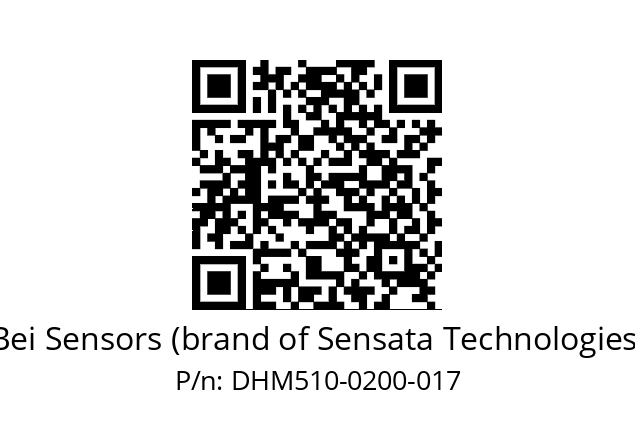  DHM5_10//RG59//00200//G6A// Bei Sensors (brand of Sensata Technologies) DHM510-0200-017