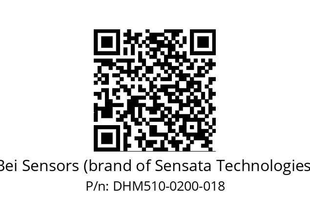  DHM5_10//RG55//00200//G1R// Bei Sensors (brand of Sensata Technologies) DHM510-0200-018