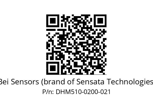  DHM5_10//RG59//00200//G3R050// Bei Sensors (brand of Sensata Technologies) DHM510-0200-021