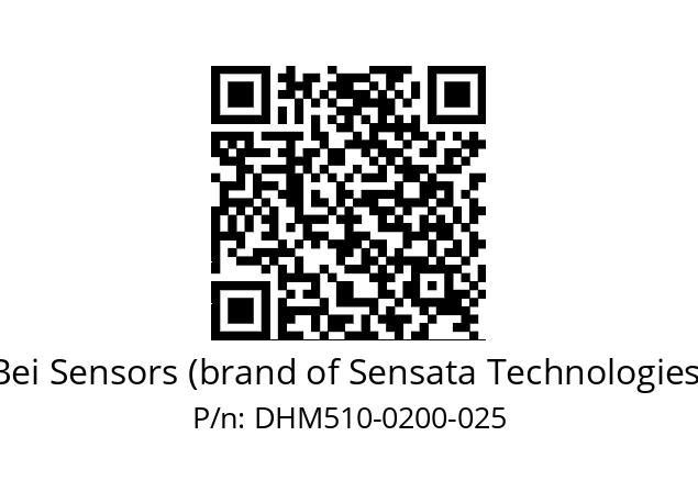  DHM5_10//RG59//00200//GPR030// Bei Sensors (brand of Sensata Technologies) DHM510-0200-025