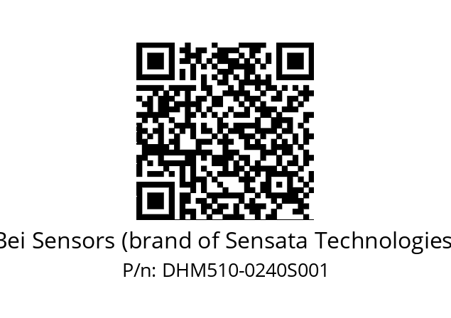  DHM5S10//RG55//00240//G3R020/13/ Bei Sensors (brand of Sensata Technologies) DHM510-0240S001