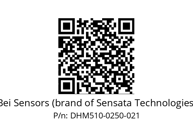  DHM5_10//5GT1//00250//G1R// Bei Sensors (brand of Sensata Technologies) DHM510-0250-021