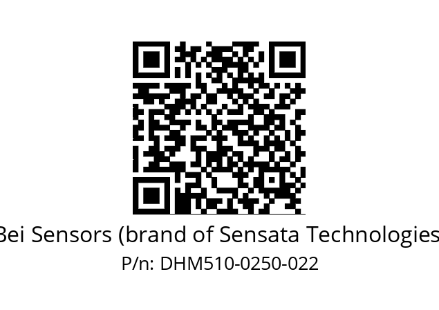  DHM5_10//RG5E//00250//G2R// Bei Sensors (brand of Sensata Technologies) DHM510-0250-022