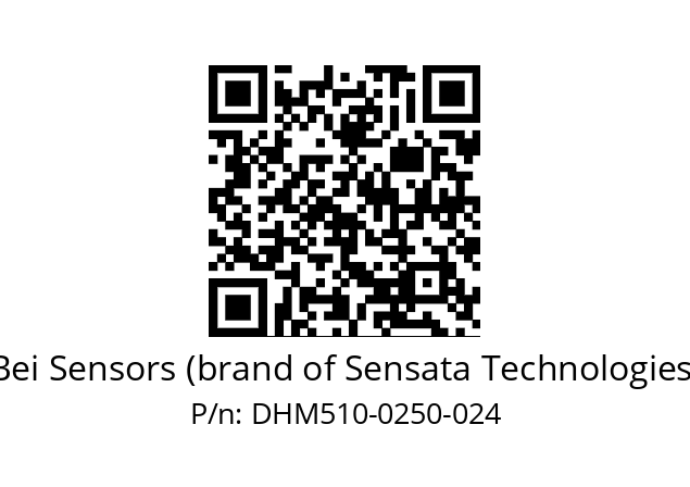  DHM5_10//RG59//00250//GPA020// Bei Sensors (brand of Sensata Technologies) DHM510-0250-024