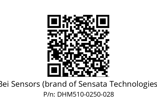  DHM5_10//RG29//00250//G3R030// Bei Sensors (brand of Sensata Technologies) DHM510-0250-028