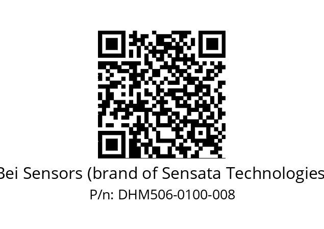  DHM5_06//RG29//00100//G8R//--03-- Bei Sensors (brand of Sensata Technologies) DHM506-0100-008