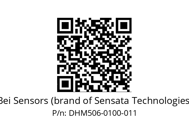  DHM5_06//RG57//00100//G6R//--03-- Bei Sensors (brand of Sensata Technologies) DHM506-0100-011