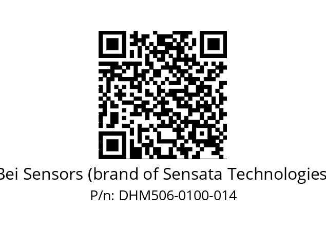  DHM5_06//RG57//00100//G6R// Bei Sensors (brand of Sensata Technologies) DHM506-0100-014