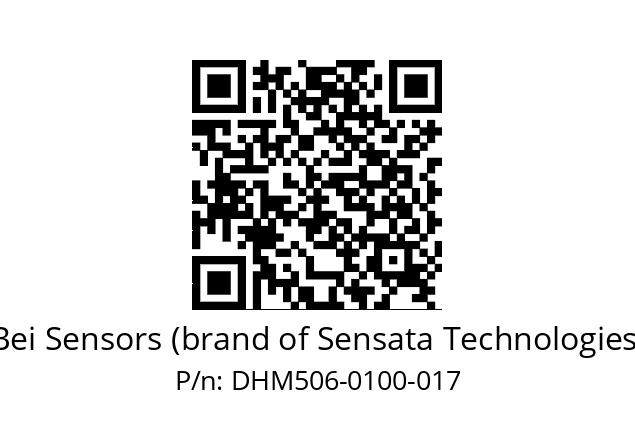  DHM5_06//RG55//00100//G6R// Bei Sensors (brand of Sensata Technologies) DHM506-0100-017