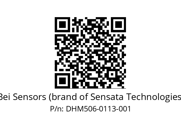  DHM5_06//RG59//00113//G6R// Bei Sensors (brand of Sensata Technologies) DHM506-0113-001