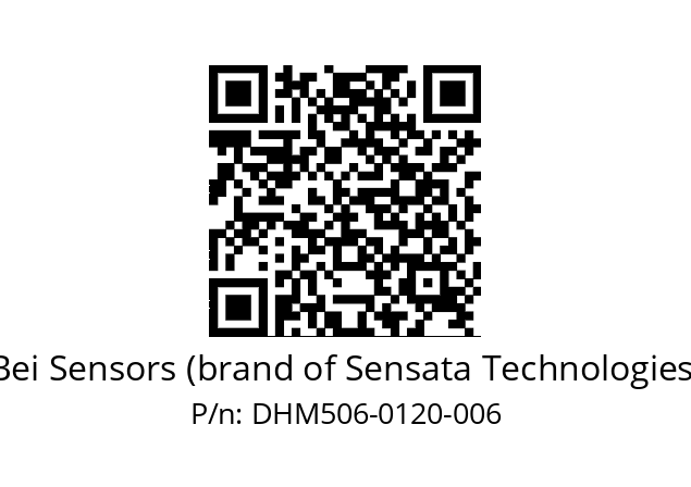  DHM5_06//5GT9//00120//G6R// Bei Sensors (brand of Sensata Technologies) DHM506-0120-006