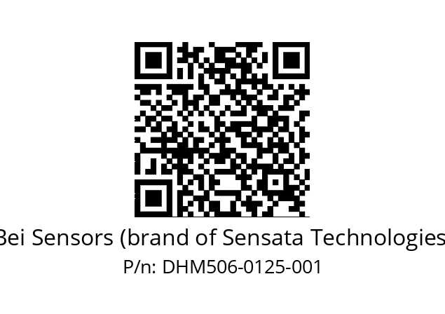  DHM5_06//RG59//00125//G5R// Bei Sensors (brand of Sensata Technologies) DHM506-0125-001