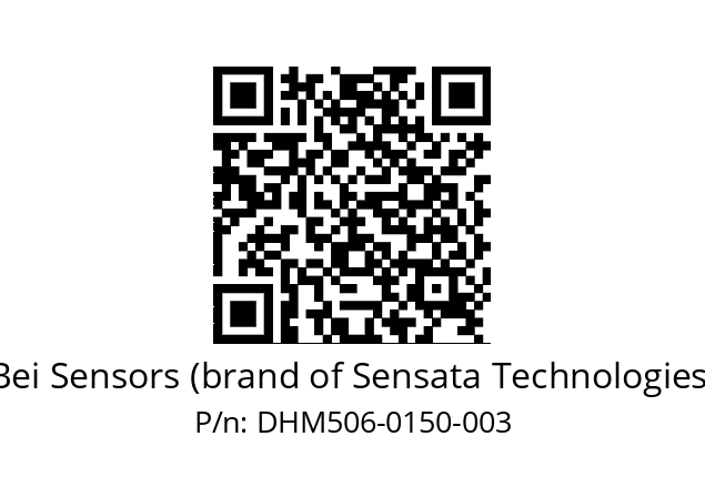  DHM5_06//RG59//00150//G6R// Bei Sensors (brand of Sensata Technologies) DHM506-0150-003