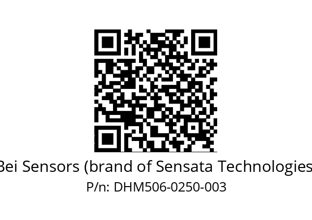  DHM5_06//2G29//00250//G8R// Bei Sensors (brand of Sensata Technologies) DHM506-0250-003