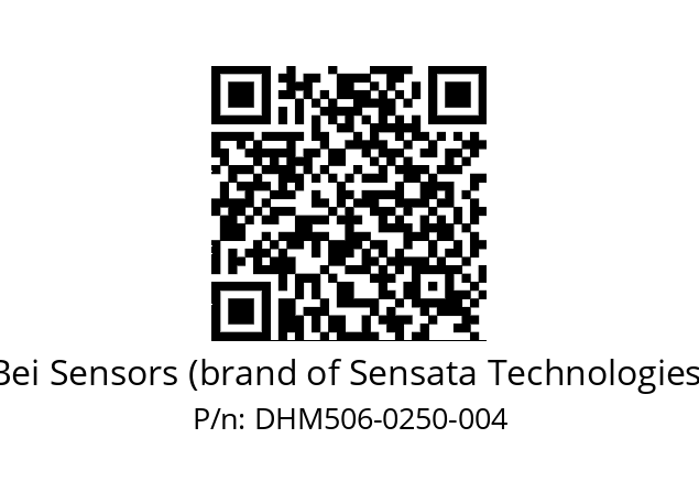  DHM5_06//RP59//00250//G3R020// Bei Sensors (brand of Sensata Technologies) DHM506-0250-004