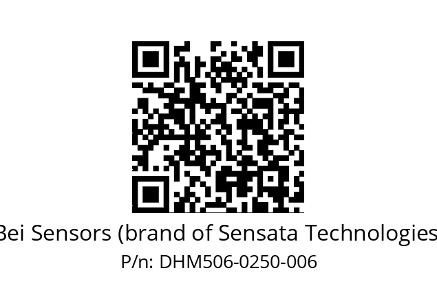  DHM5_06//RG59//00250//G6R// Bei Sensors (brand of Sensata Technologies) DHM506-0250-006