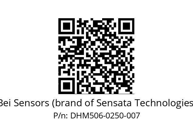  DHM5_06//RG59//00250//G3A020// Bei Sensors (brand of Sensata Technologies) DHM506-0250-007