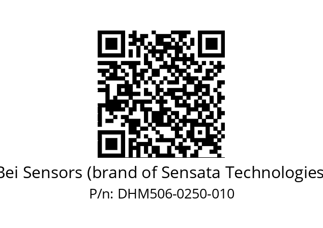  DHM5_06//RG57//00250//G3R020// Bei Sensors (brand of Sensata Technologies) DHM506-0250-010