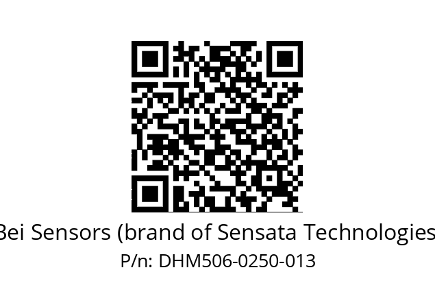  DHM5_06//RG59//00250//G3R020// Bei Sensors (brand of Sensata Technologies) DHM506-0250-013